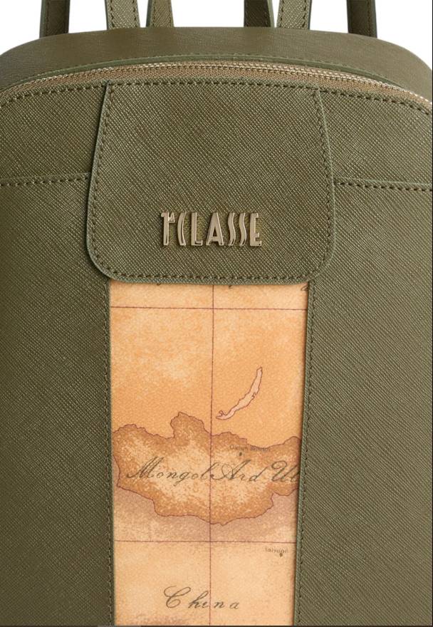 Alviero Martini 1A Classe Zaino L LD33 9407 Col. 0609 Moss Green/ Verde Muschio